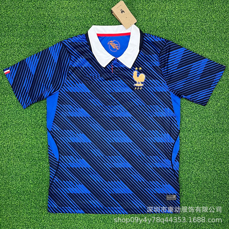 2627 Argentina Football Jersey World Cup Jersey Short-Sleeved New Fan Training and Competition Uniform Cross-Border No. 10 Messi