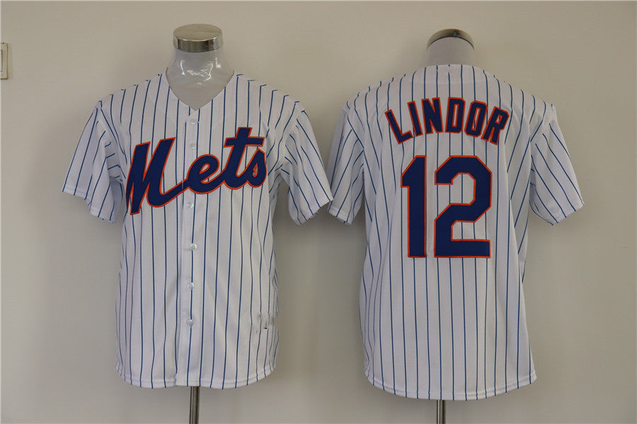 Major League Baseball New York Mets Jersey Uniform Francisco Lindor