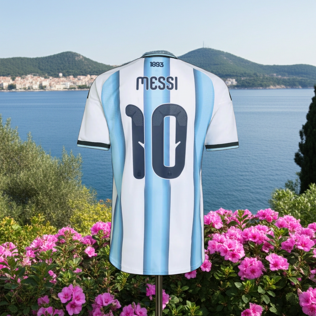 Leo Messi Argentina home jersey